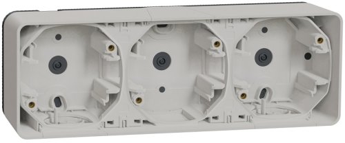 Коробка для наружнего монтажа Schneider Electric Mureva Styl 3-м. IP55 белый картинка